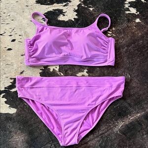 Stoney Clover For Target 3X Plus Size Ribbed
Two Piece Swimsuit